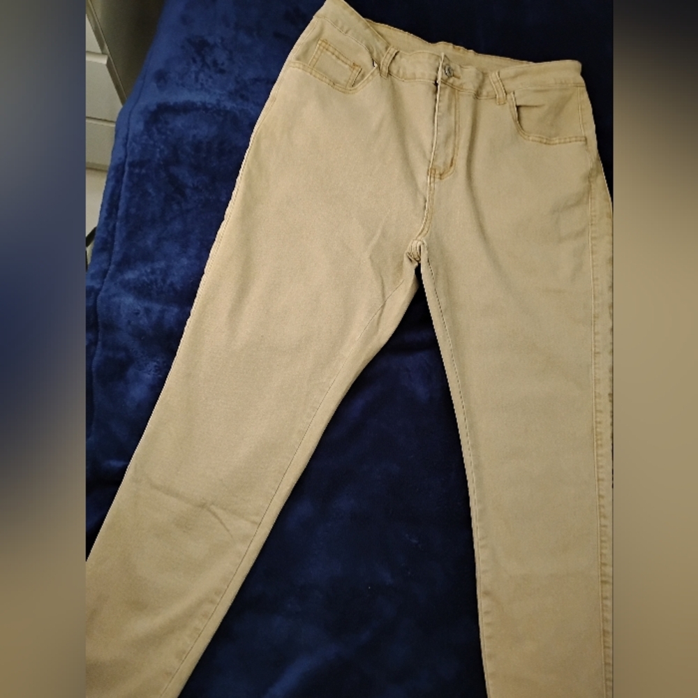 Tan Skinny Jeans